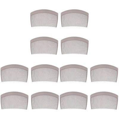 jojofuny 12pcs Creative Side Hair Combs Plastic Hairdressing Combs for Women Elegant Design for Various Hairstyles for Daily Use and Styling