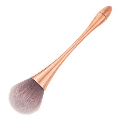 FRAHS Makeup Brush Face Cheek Contour Blusher Nose Foundation Loose Power Cosmetic Make Up Brushes Tool Powder Blush Brush Gift of Choice for mom, Wife or Female Friend. (Color : Gold-1)