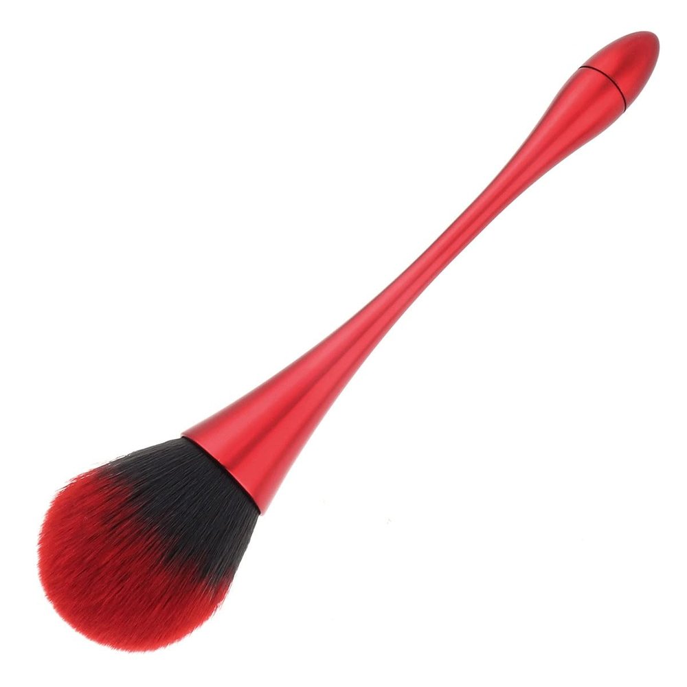 Sxdthy Makeup Brush Face Cheek Contour Blusher Nose Foundation Loose Power Cosmetic Make Up Brushes Tool Powder Blush Brush Cruelty-Free Synthetic Fiber Bristles, (Color : Red)