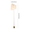 FOMIYES Long Handle Shower Brush Double-Sided Bath Back Scrubber Soft Bristles view 2