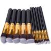 FRAHS Makeup Brushes,10 PCs Travel Professional Makeup Brushes Set Gift of Choice for mom, Wife or Female Friend. (Color : Gold) view 1