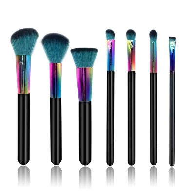 FRAHS Makeup Brushes, 7 Pcs Premium Synthetic Makeup Brush Set Professional Blush Contour Eye Make Up Brush Kit Gift of Choice for mom, Wife or Female Friend.