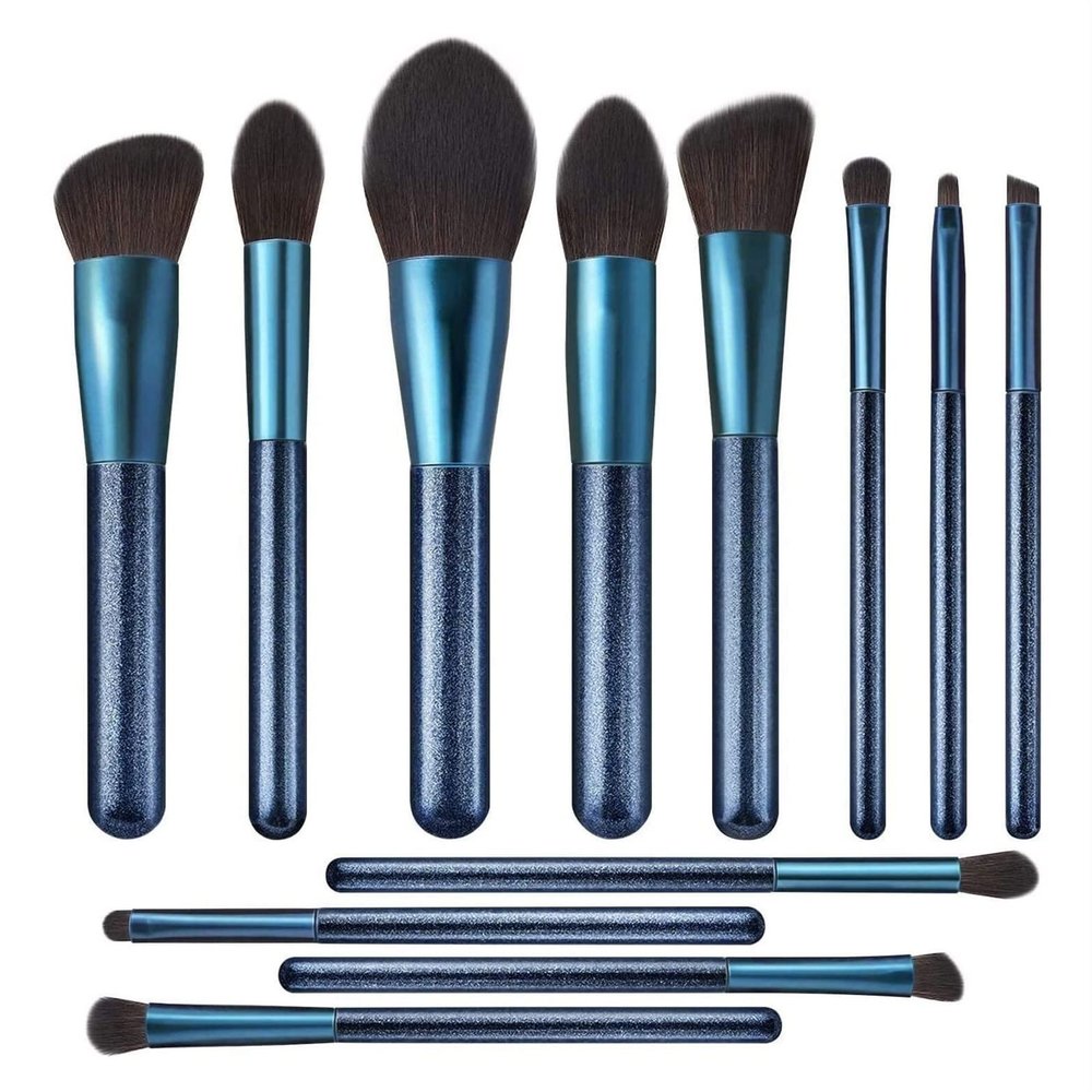 FRAHS Professional Makeup Brushes 12 Pcs, Foundation Powder Blush Face Blending Concealer Eyeshadow Brush Set Gift of Choice for mom, Wife or Female Friend.