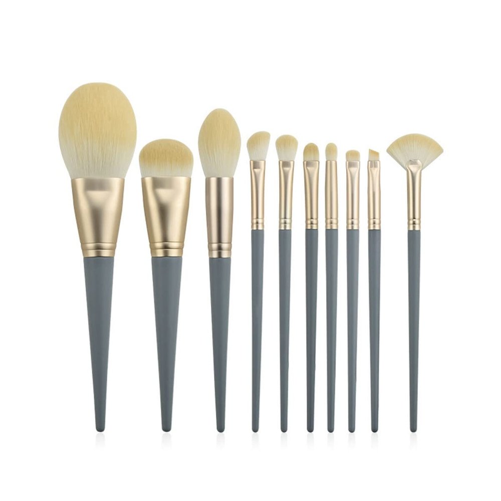 FRAHS Makeup Brushes Set 10 Pcs Powder Foundation Eyelash Eye Shadow Make Up Brush Gift of Choice for mom, Wife or Female Friend.