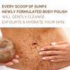 SunFX BODY POLISH, Pre Spray Tan Ultra Hydrating Sugar Walnut Scrub with Nourishing Essential Oils view 4