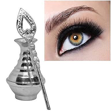 Alley Surme Dani For Surma Kajal Powder Storing Surme Dani without Surma for Eyes for Women and Girls Pack Of 1 (Random Color)