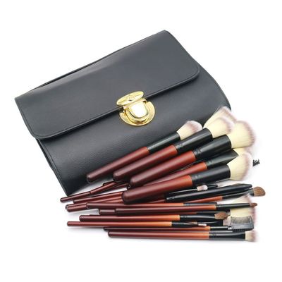 Sxdthy Makeup Brush Set-26 High-End Makeup Brush Set Mahogany Makeup Brush Beauty Tools Set Premium Synthetic Foundation Face Powder Blush Eyeshadow Brushes Kit Cruelty-Free Synthetic Fiber Bristles,