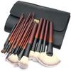 Sxdthy Makeup Brush Set-26 High-End Makeup Brush Set Mahogany Makeup Brush Beauty Tools Set Premium Synthetic Foundation Face Powder Blush Eyeshadow Brushes Kit Cruelty-Free Synthetic Fiber Bristles, view 2
