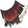 Sxdthy Makeup Brush Set-26 High-End Makeup Brush Set Mahogany Makeup Brush Beauty Tools Set Premium Synthetic Foundation Face Powder Blush Eyeshadow Brushes Kit Cruelty-Free Synthetic Fiber Bristles, view 4