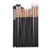 Sxdthy Eye Makeup Brushes 12 pcs Eyeshadow Makeup Brushes Set Soft Synthetic Hairs Wood Handle Cruelty-Free Synthetic Fiber Bristles, (Color : Black) view 1