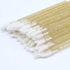 AKOAK 100 Pcs Disposable Lip Brush Eyelash Wand - Lip Gloss Brush Wand for Beauty Eyelash Extension, Lipstick Application Wand Makeup Beauty Kit (Yellow) view 3