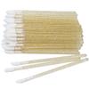 AKOAK 100 Pcs Disposable Lip Brush Eyelash Wand - Lip Gloss Brush Wand for Beauty Eyelash Extension, Lipstick Application Wand Makeup Beauty Kit (Yellow) view 4