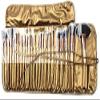 FRAHS Makeup Brushes with Bag 24 Pcs Golden Makeup Brush Set Premium Synthetic Kabuki Foundation Blending Brush Gift of Choice for mom, Wife or Female Friend. view 4