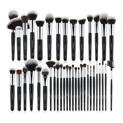 FRAHS Makeup Brush Set,40 Professional Make-up Brush Wooden Handle Cosmetic Brush Foundation Powdery Eye Makeup Makeup Set Gift of Choice for mom, Wife or Female Friend.