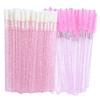 AKOAK 100 Pcs Disposable Lip Brush Eyelash Wand - Lip Gloss Brush Wand for Beauty Eyelash Extension, Lipstick Application Wand Makeup Beauty Kit (Pink) view 1