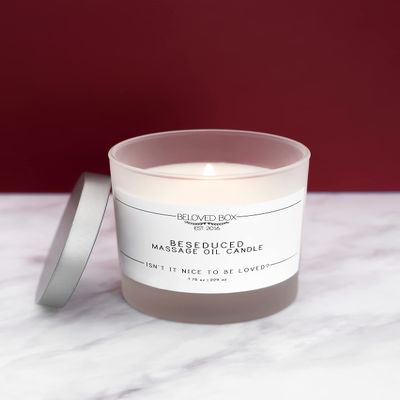 BeSeduced Nourishing Shea Butter Massage Oil Candle 7.75oz