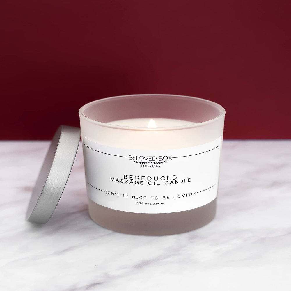 BeSeduced Nourishing Shea Butter Massage Oil Candle 7.75oz