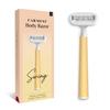Carmesi Body Razor for Women | Smooth Shave with 5-Blade Precision & 2-Way Pivot Head | Slip-Proof Grip, Magnetic Lock, Replaceable Cartridge | 1 Razor - Yellow Daze view 1