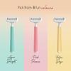 Carmesi Body Razor for Women | Smooth Shave with 5-Blade Precision & 2-Way Pivot Head | Slip-Proof Grip, Magnetic Lock, Replaceable Cartridge | 1 Razor - Yellow Daze view 3