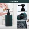 Suream 9.5oz Refillable Pump Press Bottles, Plastic Shampoo and Conditioner Dispenser, 280ml Reuable Cosmetic Empty Bottle, Bathroom Countertop Shower Dispensers for Body Wash, Hand Sanitizer, 3Pack view 4