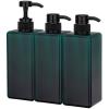 Suream Shampoo Dispenser Bottle - 22oz/650ml, Plastic Body Lotion Bottles with Pump, 3Packs Large Capatity Empty Containers for Bathroom Shower, Lotion, Liquid Soap, Baby Care, Hand Care, Massage Oil view 1