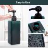 Suream Shampoo Dispenser Bottle - 22oz/650ml, Plastic Body Lotion Bottles with Pump, 3Packs Large Capatity Empty Containers for Bathroom Shower, Lotion, Liquid Soap, Baby Care, Hand Care, Massage Oil view 3