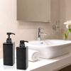 Suream 22oz/650ml Large Plastic Pump Bottles for Shampoo, Bathroom Shower Dispensers, Empty Refillable Cosmetic Pump Dispenser for Lotion, Creams, Body Moisturizer, Massage Oil, Hand Wash, Soap, Black view 2