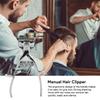 Hapivida Hand Hair Clipper, Stainless Steel Manual Clipper Hair Removal Trimmer Cutter Old Fashion Hair Trimmer Low Noise Classic Non Electric Haircut Hand Push Tool view 4
