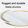 WORDFUN Makeup MirrorWall Mounted MirrorBathroom Mirror,Waterproof and Moistures-proofAntifouling and Wear Resistantstrong and Durablestable Structure,Suitable for Makeup,Shaving,Facial Care view 3