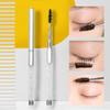 SKYPIA Eyelashes Comb Curlers Makeup Brush Mascara Brush Make Up Wands Eyebrow Brush with Cap Travel Accessories (WHITE) view 4