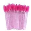 AKOAK 100 Pcs Disposable Lip Brush Eyelash Wand - Lip Gloss Brush Wand for Beauty Eyelash Extension, Lipstick Application Wand Makeup Beauty Kit (Mei Red) view 2