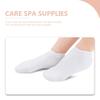 minkissy 2pairs Moisturizing Heel Socks for Women Exfoliating and Hydrating Spa Socks Comfortable Foot Care for Overnight Pink view 2