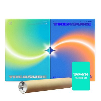 dreamus ( Weverse gift ) TREASURE 2nd MINI ALBUM (THE SECOND STEP : CHAPTER TWO) PHOTOBOOK ( SET ver ) + Pre-order benefit + Rolled poster