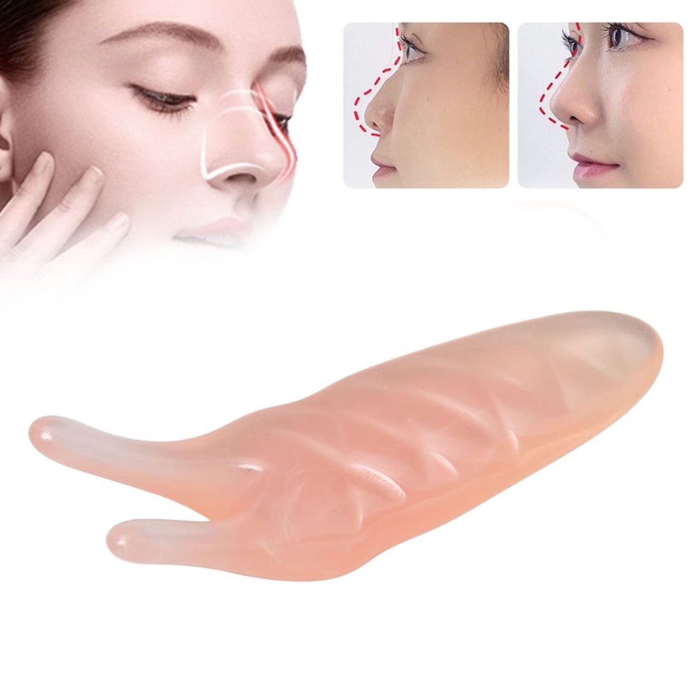 Brrnoo Gua Sha Massage Tool - Nose Up, Rounded Corners, Relaxation & Circulation, Home Use