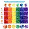42000 Pcs Rhinestones Flat Black Resin Jelly Crystal Gemstones for Crafts Nails Makeup Tumbler Shoes DIY Decoration(Rainbow Rhinestones+Jelly Rhinestones) view 4
