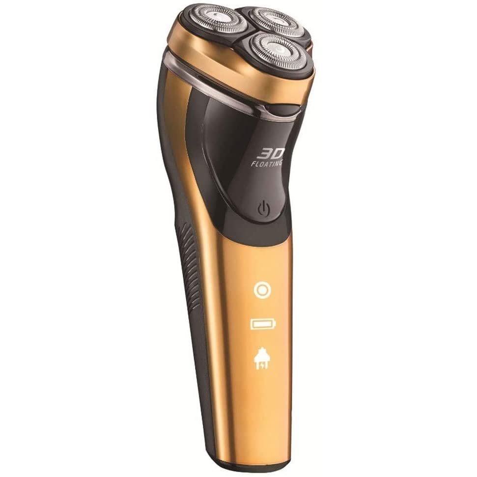 Feiyx Electric Razor for Men, USB Rechargeable Rotary Beard,Shaver with Manual Shaver Wet Dry Bald Head,Shaver Grooming Kit with Pop-up Trimmer