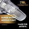 Jconly Pro Machine Kit - CELEX Rotary Machine Kit 40 Needles Power Supply for Artists view 4