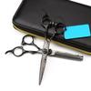 Professional Hair Cutting Shears, 6 Inch Japanese 440C Stainless Steel Professional Hair Scissors Set, Thinning Scissors Set, Barber Shears Kit (Color : Black) view 1
