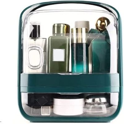 NIUBB Makeup Storage Organizer Creative Simple Cosmetic Storage Box Skin Care Product Storage Locker Desktop Storage Box Suitable for Bathroom Bedroom Dresser Cosmetic Organizer (Size : Large)
