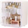 NIUBB Makeup Storage Organizer Cosmetic Storage Box Skin Care Storage Box Desktop Locker Cosmetic Display Cabinet Suitable for Bathroom Bedroom Dresser Cosmetic Organizer view 1