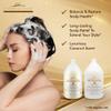 Dominican Magic Coconut Detangler Shampoo and Conditioner - Natural Hydrating Shampoo and Conditioner with Coconut Oil and Aloe Vera for Dry Hair, (1 Gal x 2) view 3