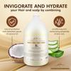 Dominican Magic Coconut Detangler Shampoo and Conditioner - Natural Hydrating Shampoo and Conditioner with Coconut Oil and Aloe Vera for Dry Hair, (1 Gal x 2) view 4