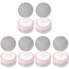 minkissy 6pcs Portable Makeup Case Mirror Elastic Denser Mesh Loose Powder Box Powder Puff Holder for Daily Use view 1