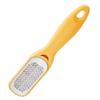 FRCOLOR 1pc Stainless Steel Double-Sided Foot File Remover Exfoliation Tool for Dead Skin Feet Washable Non-Slip Handle for Pedicure Care Yellow view 4