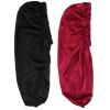 minkissy 2pcs Satin Sleep Bonnets for Women Comfortable Tube Hair Caps Elastic Design for Sleeping Face Washing Housework view 1