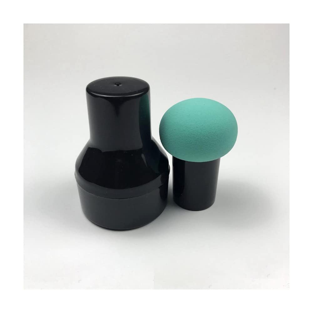 1PCS Mushroom Head Makeup Puff Makeup Sponge Facial Foundation Cream Beauty Tool,Green