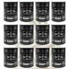 12PC Natural Soft Wax All Purpose Canned Wax for Sensitive Skin Canada-Made Melting Wax by Sharonelle (Milk Cream) view 1