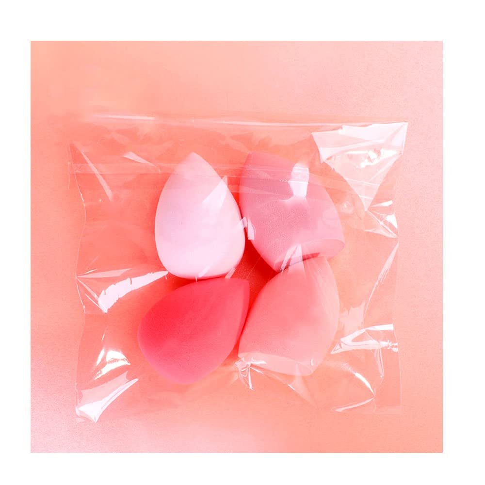 Makeup Blender Cosmetic Puff Makeup Sponge Foundation Beauty Tool Women Make Up,4pcs pink a bag