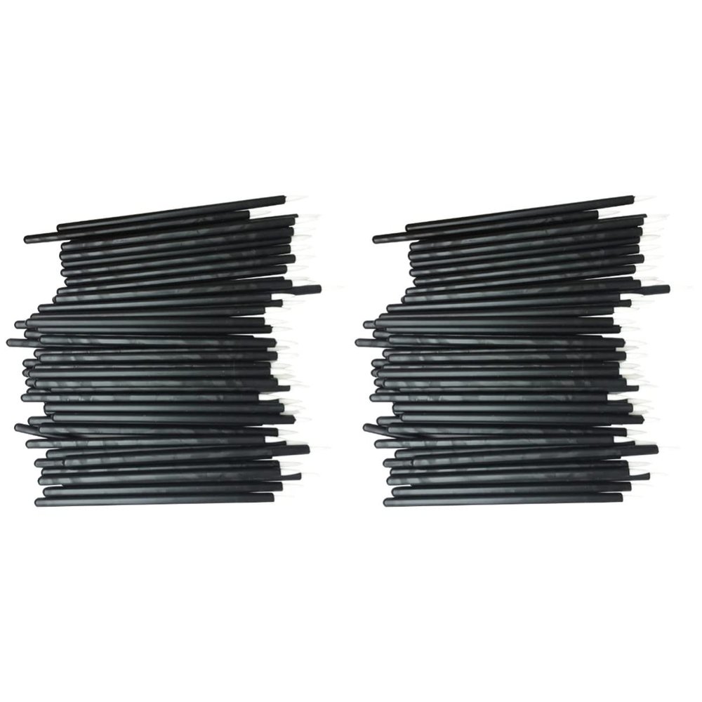 Beaupretty 200pcs Disposable Eyeliner and Lipstick Sticks Tools for Eye Makeup Easy to Use for Liquid Eyeliner Lip Gloss and More
