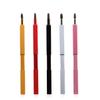 Beaupretty 2pcs Retractable Lip Brush Nylon Fiber Bristles Portable Makeup Applicator for Precise Lip Application for Travel and Daily Use Black view 3